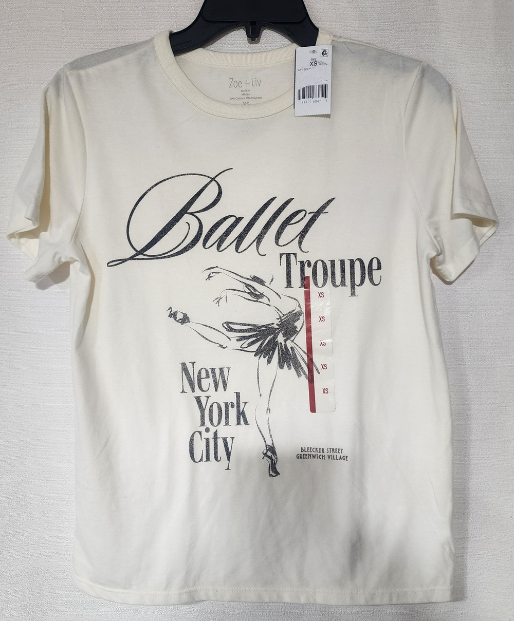 New York Ballet troupe women's XS by Zoe+Liv faded